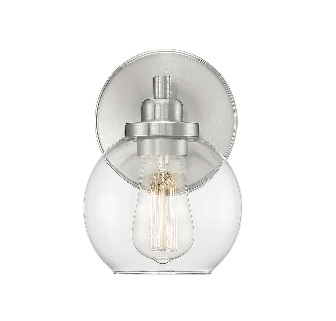 Carson One Light Bath in Satin Nickel Savoy House