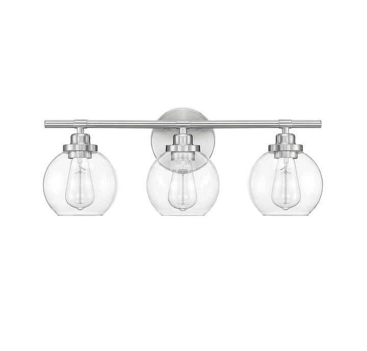 Savoy House - 8-4050-3-SN - Three Light Bath Bar - Carson - Satin Nickel