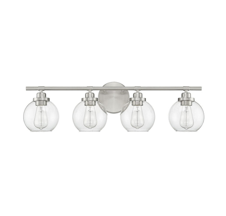 Savoy House - 8-4050-4-SN - Four Light Bath Bar - Carson - Satin Nickel