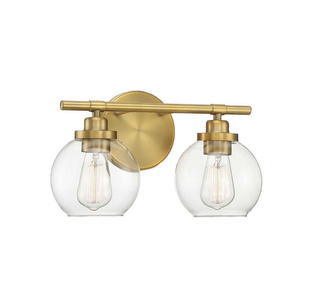Savoy House - 8-4050-2-322 - Two Light Bath Bar - Carson - Warm Brass