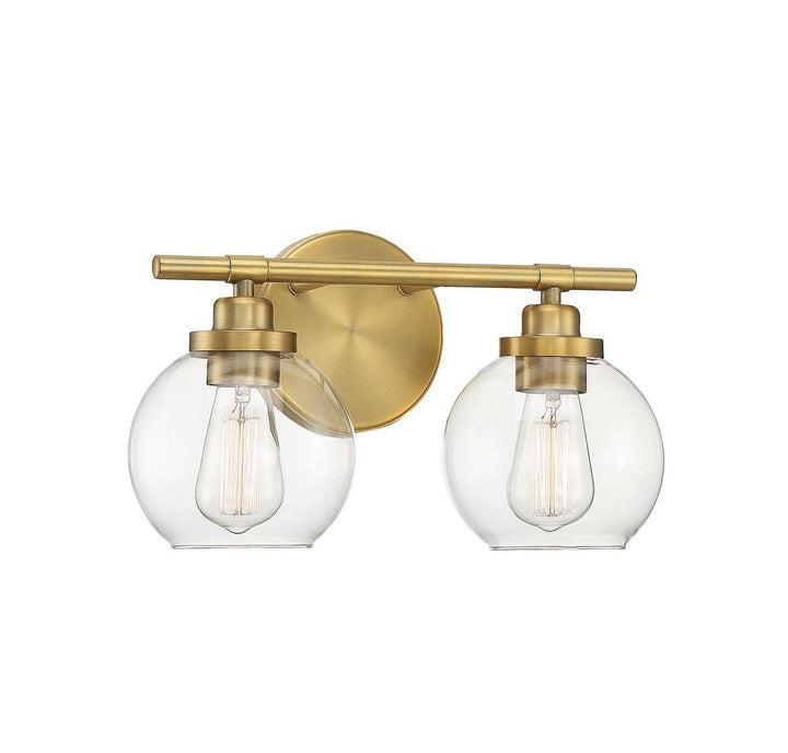 Savoy House - 8-4050-2-322 - Two Light Bath Bar - Carson - Warm Brass