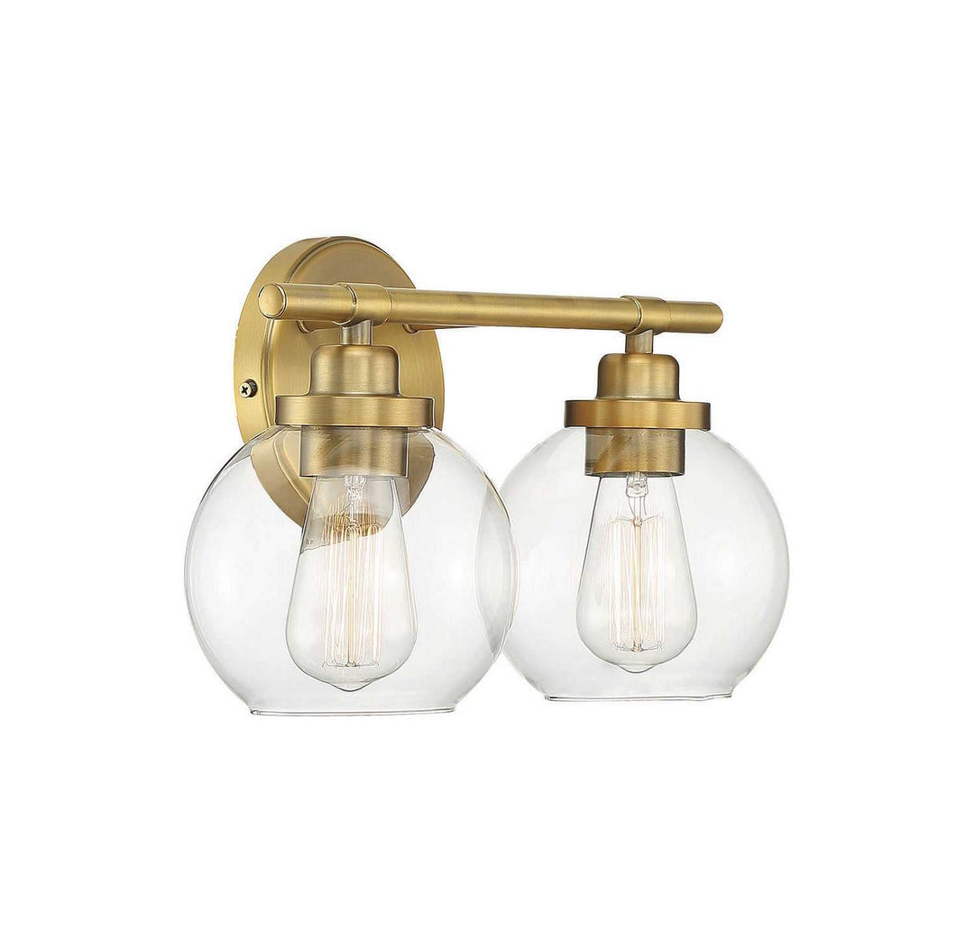 Savoy House - 8-4050-2-322 - Two Light Bath Bar - Carson - Warm Brass