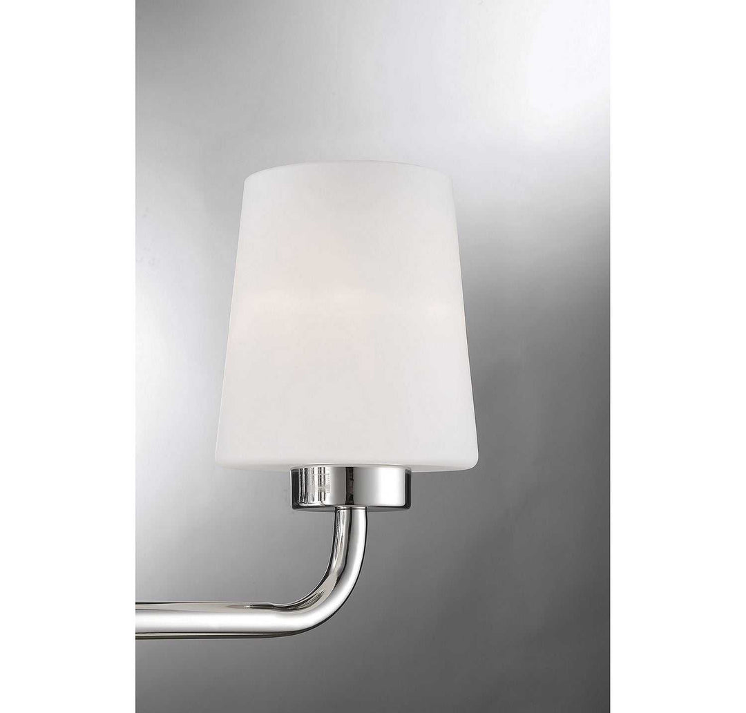 Savoy House - 8-4090-3-109 - Three Light Bath Bar - Capra - Polished Nickel