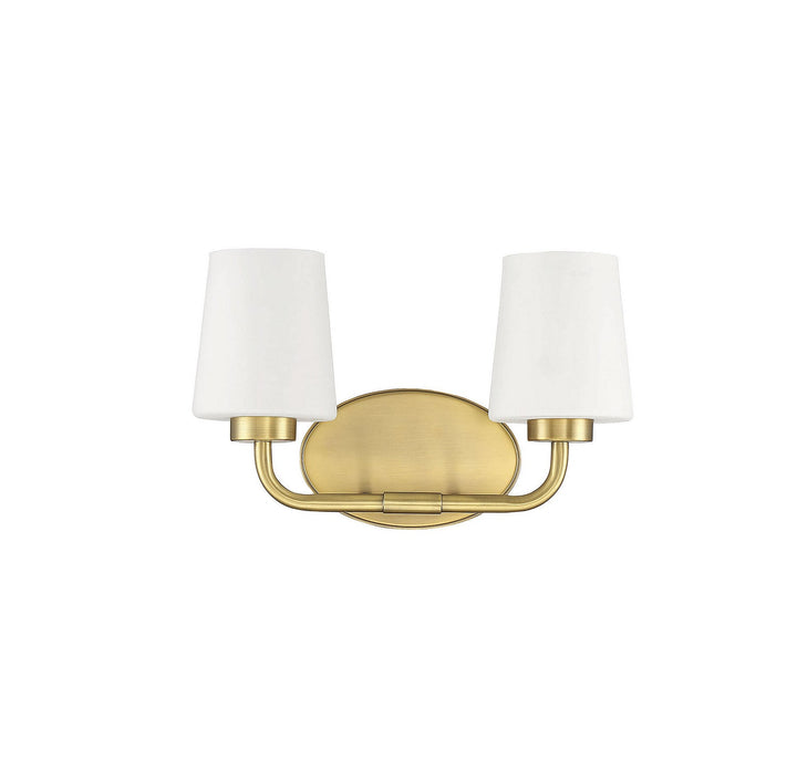 Savoy House - 8-4090-2-322 - Two Light Bath Bar - Capra - Warm Brass