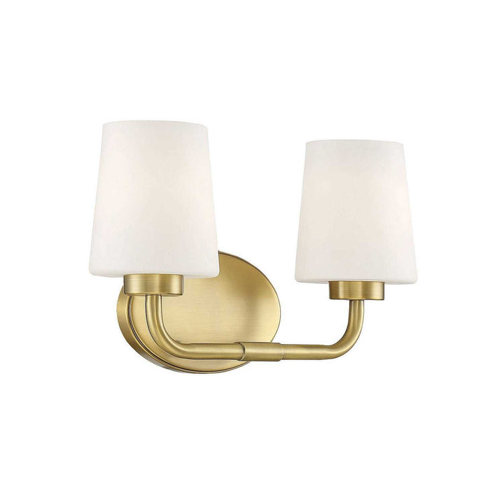 Savoy House - 8-4090-2-322 - Two Light Bath Bar - Capra - Warm Brass