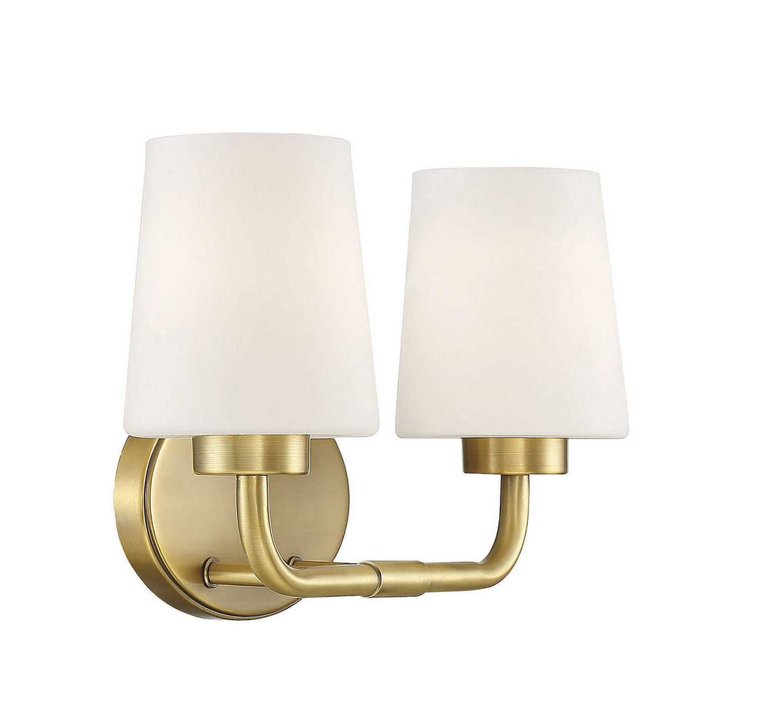 Savoy House - 8-4090-2-322 - Two Light Bath Bar - Capra - Warm Brass