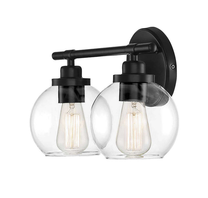 Savoy House - 8-4050-2-BK - Two Light Bath Bar - Carson - Matte Black