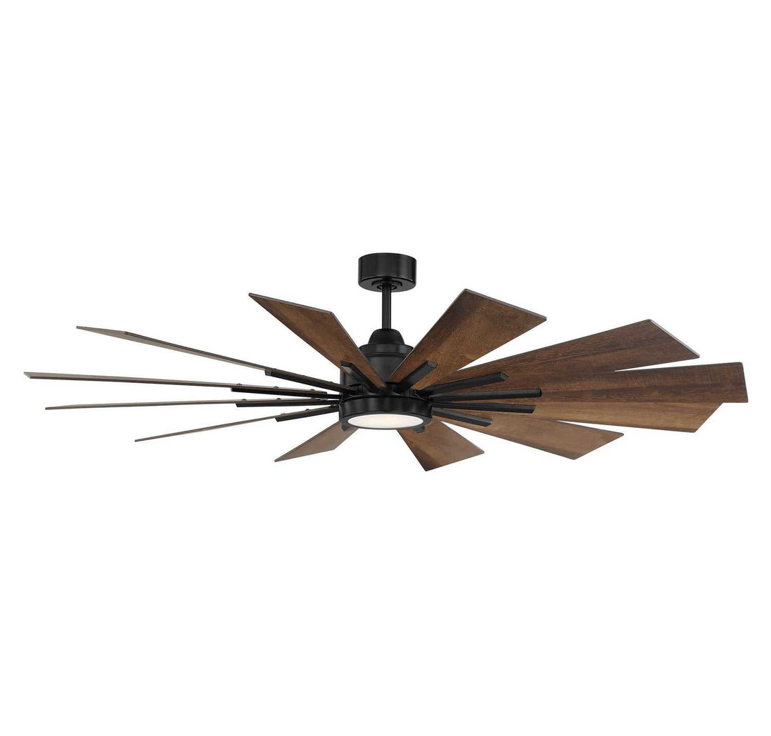 Meridian - M2024MBK - 60" Ceiling Fan - Farmhouse - Matte Black