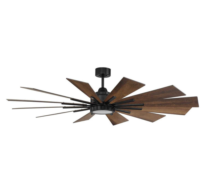 Meridian - M2024MBK - 60" Ceiling Fan - Farmhouse - Matte Black