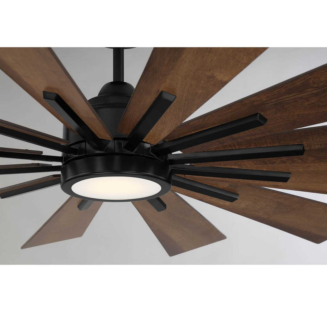 Meridian - M2024MBK - 60" Ceiling Fan - Farmhouse - Matte Black