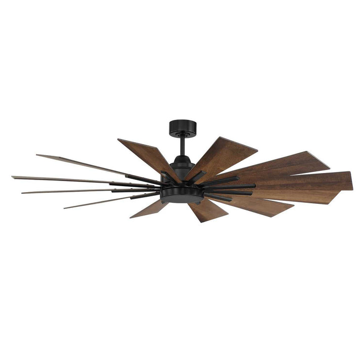 Meridian - M2024MBK - 60" Ceiling Fan - Farmhouse - Matte Black