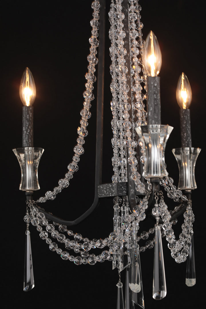 Varaluz - 270C03OX - Three Light Chandelier - Barcelona - Onyx