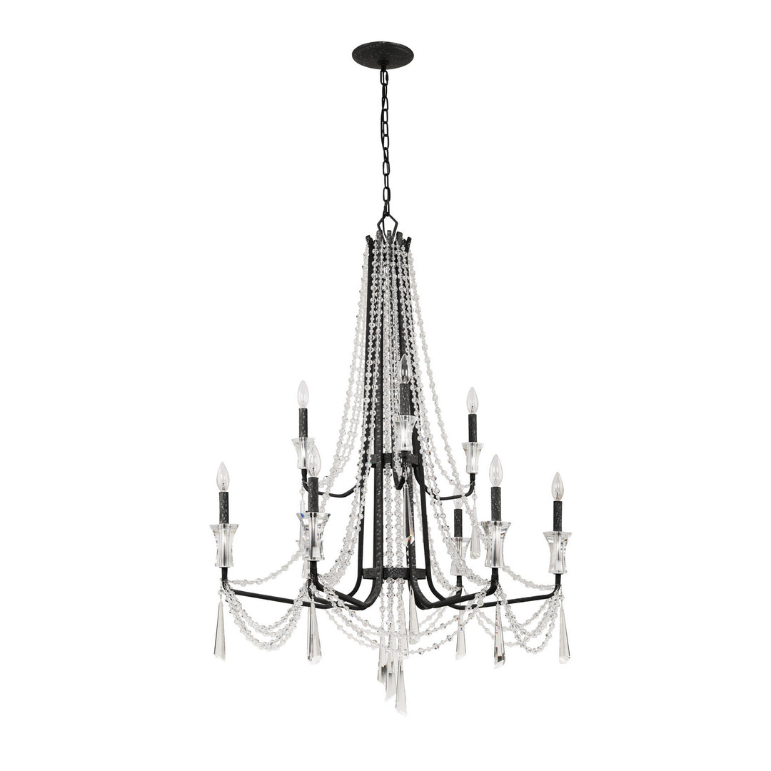 Varaluz - 270C09OX - Nine Light Chandelier - Barcelona - Onyx