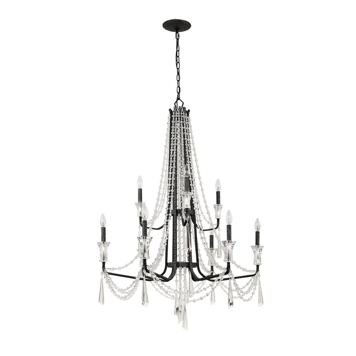 Varaluz - 270C09OX - Nine Light Chandelier - Barcelona - Onyx