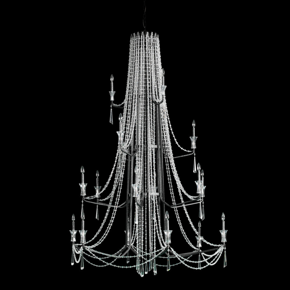 Varaluz - 270C18OX - 18 Light Chandelier - Barcelona - Onyx