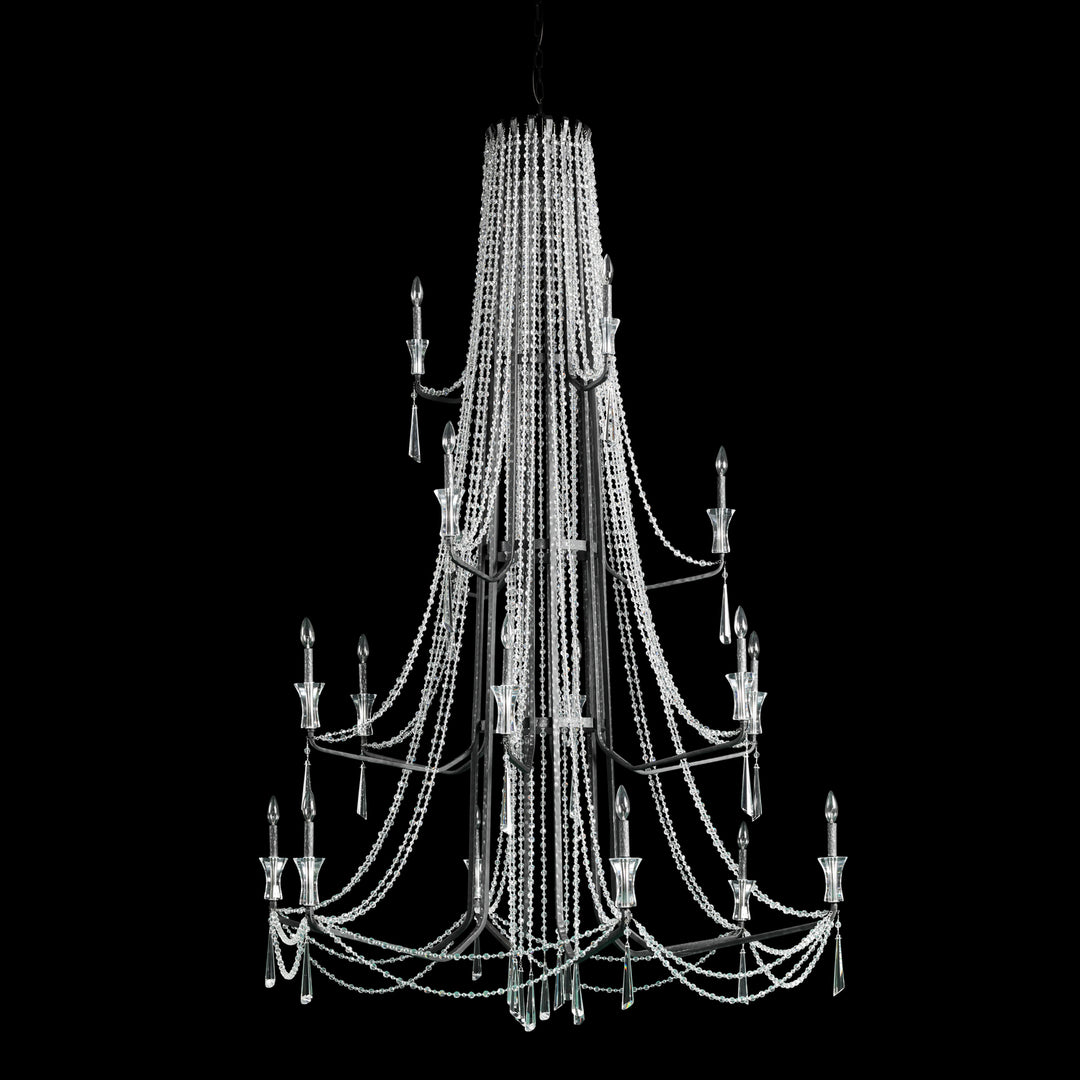 Varaluz - 270C18OX - 18 Light Chandelier - Barcelona - Onyx