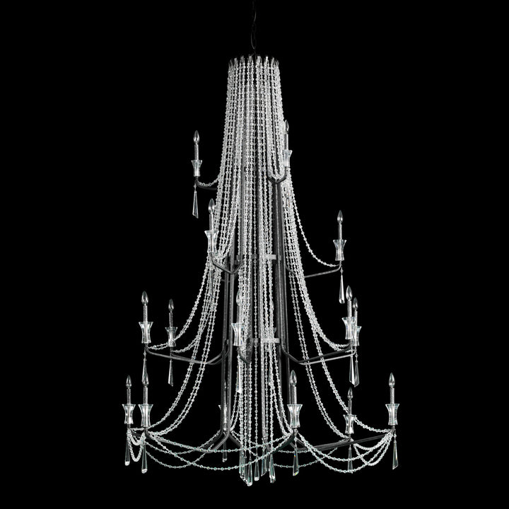 Varaluz - 270C18OX - 18 Light Chandelier - Barcelona - Onyx