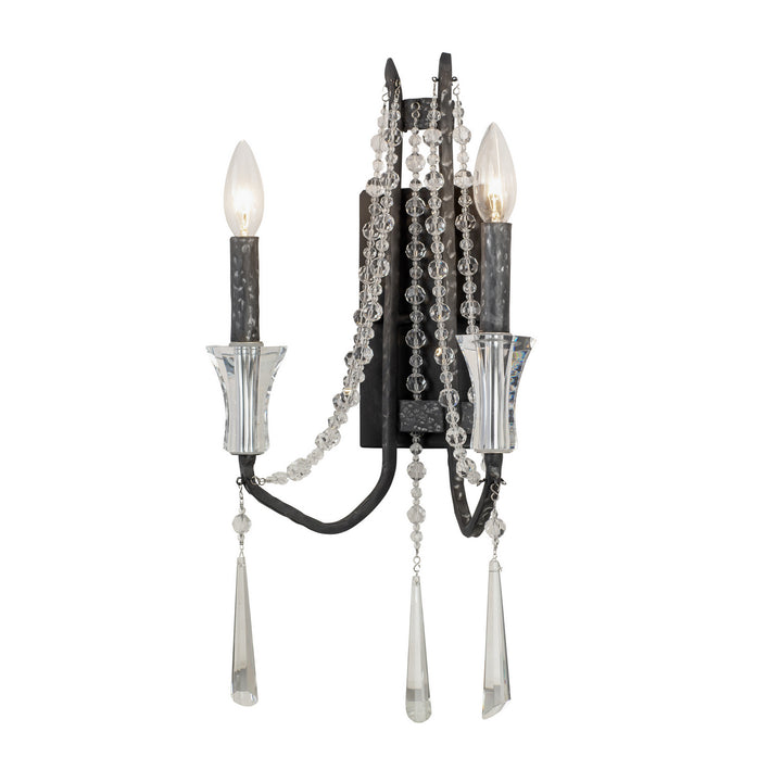 Varaluz - 270W02OX - Two Light Wall Sconce - Barcelona - Onyx