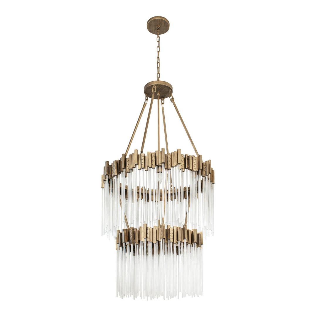 Varaluz - 309C14HG - 14 Light Chandelier - Matrix - Havana Gold