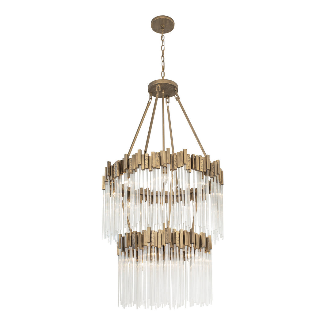 Varaluz - 309C14HG - 14 Light Chandelier - Matrix - Havana Gold