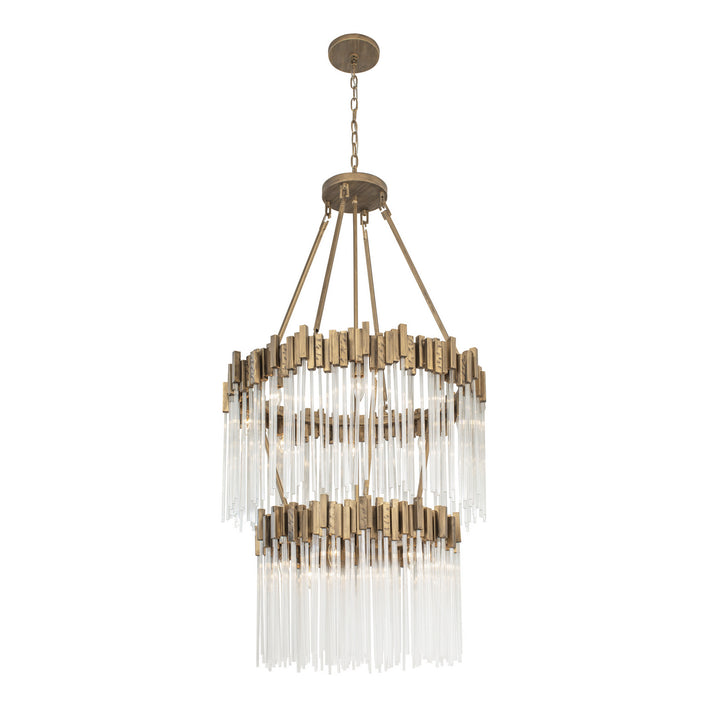 Varaluz - 309C14HG - 14 Light Chandelier - Matrix - Havana Gold