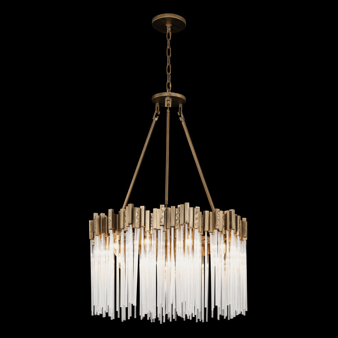 Varaluz - 309P10HG - Ten Light Pendant - Matrix - Havana Gold