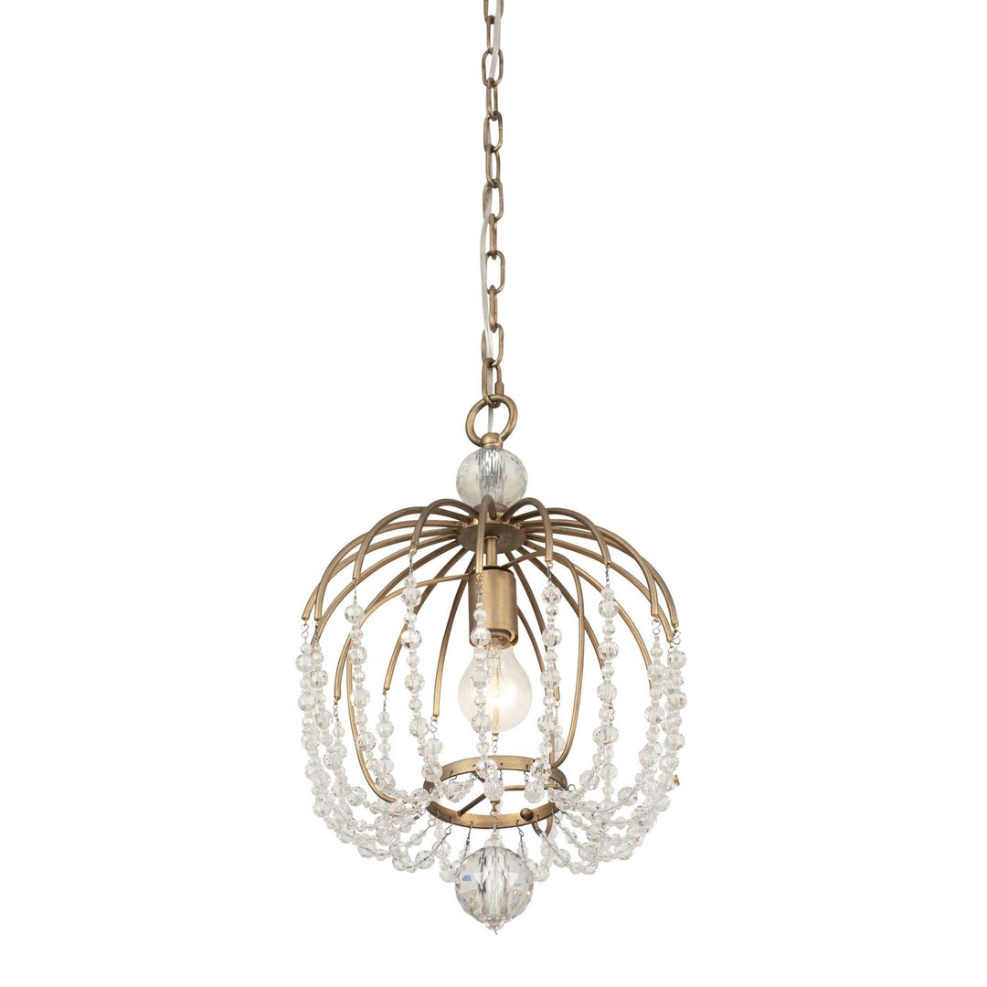 Varaluz - 343P01HG - One Light Pendant - Voliere - Havana Gold