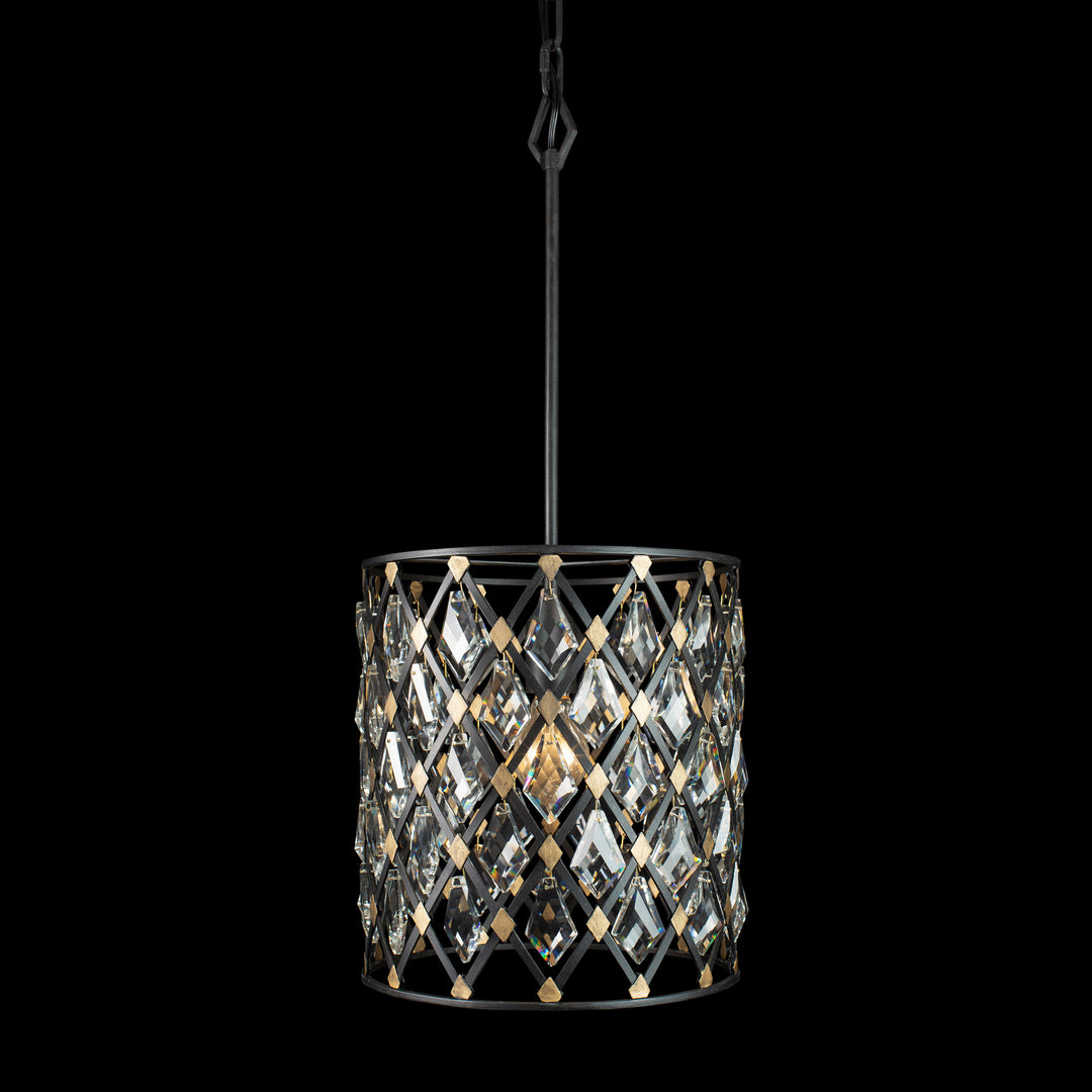 Varaluz - 345P01CBHG - One Light Pendant - Windsor - Carbon/Havana Gold