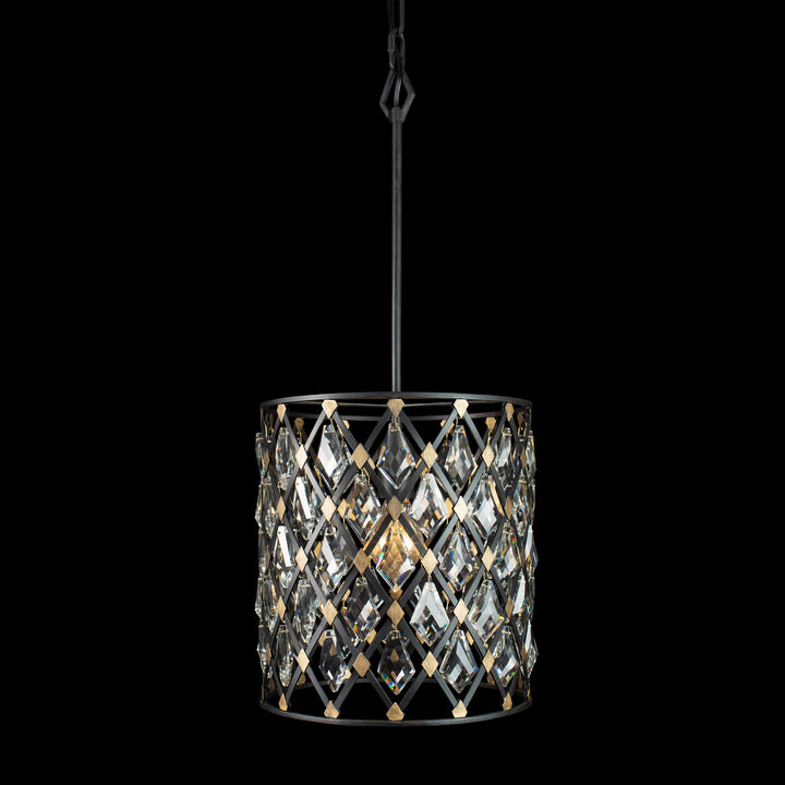 Varaluz - 345P01CBHG - One Light Pendant - Windsor - Carbon/Havana Gold