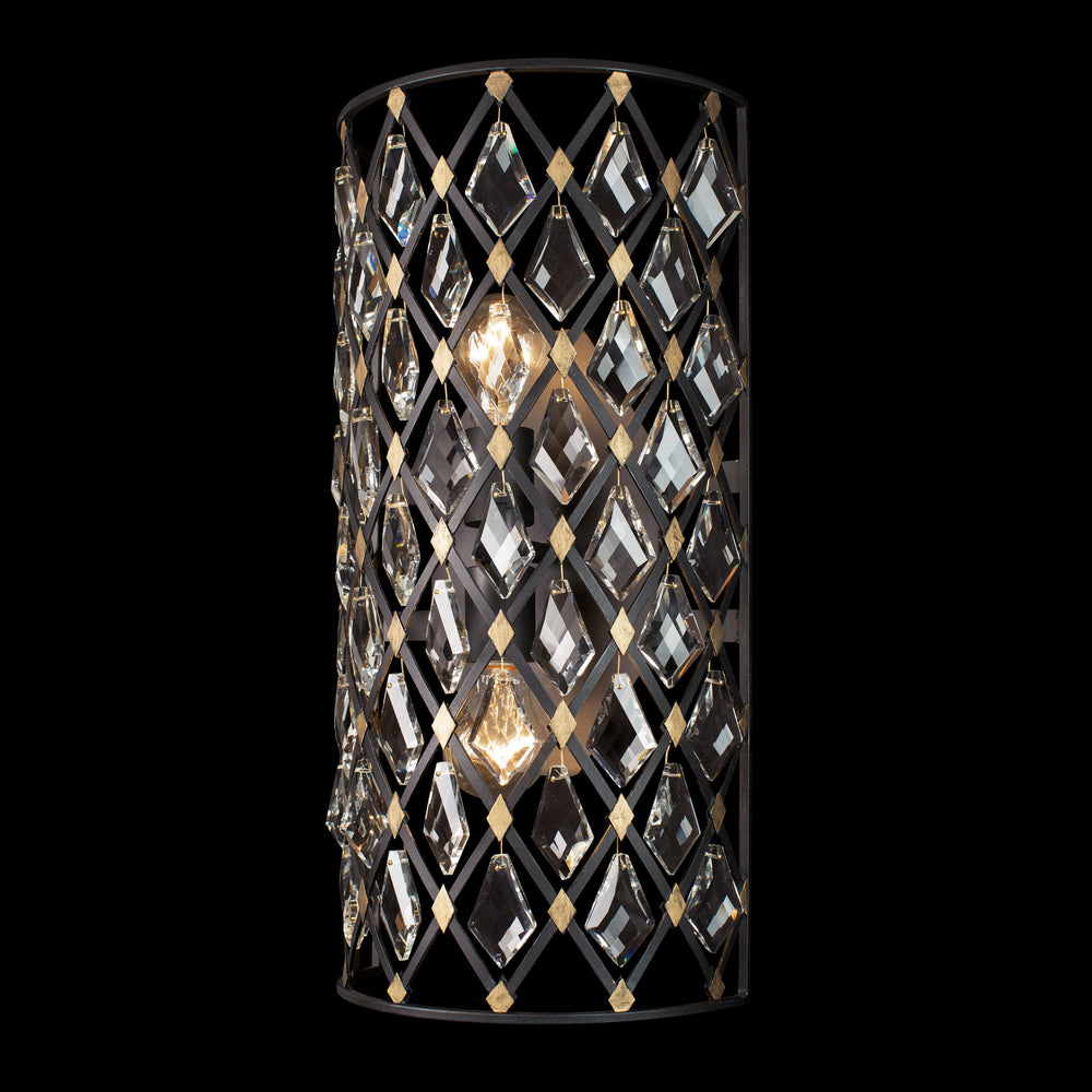 Varaluz - 345W02CBHG - Two Light Wall Sconce - Windsor - Carbon/Havana Gold
