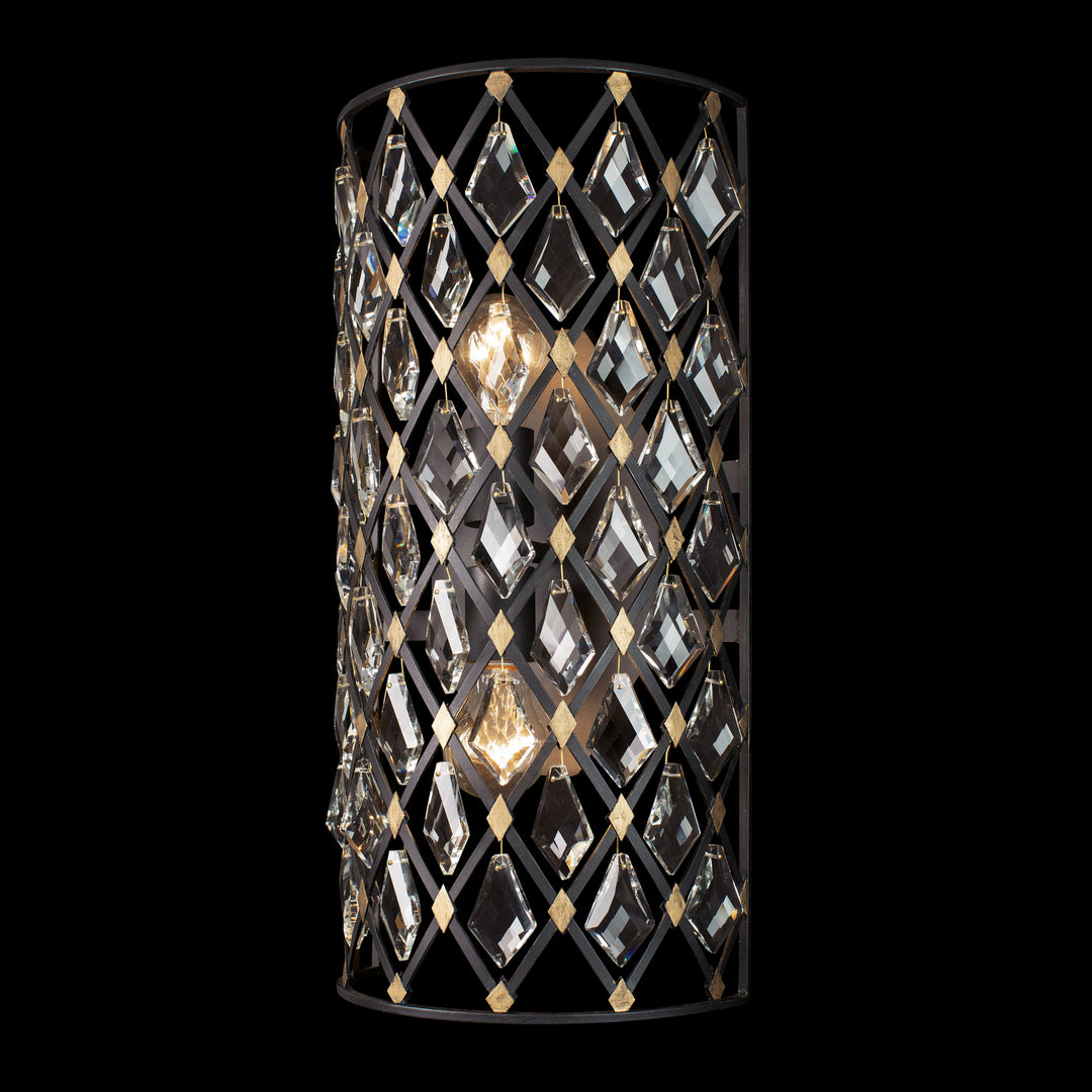 Varaluz - 345W02CBHG - Two Light Wall Sconce - Windsor - Carbon/Havana Gold