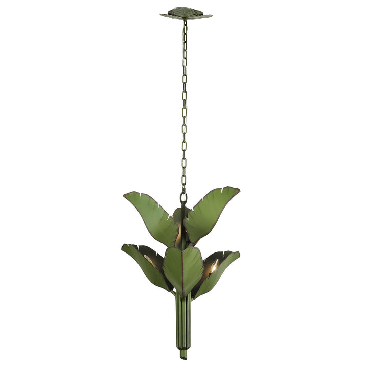 Varaluz - 901C06 - Six Light Chandelier - Banana Leaf - Banana Leaf