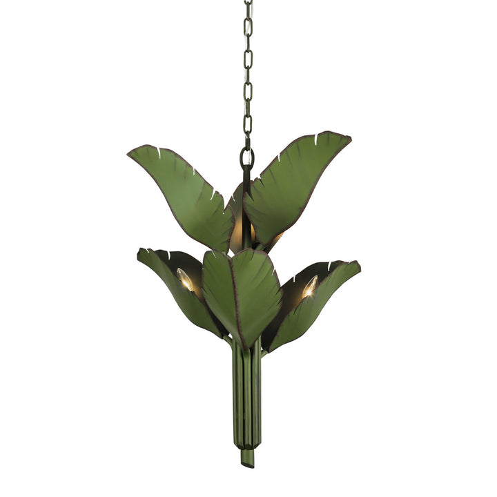 Varaluz - 901C06 - Six Light Chandelier - Banana Leaf - Banana Leaf