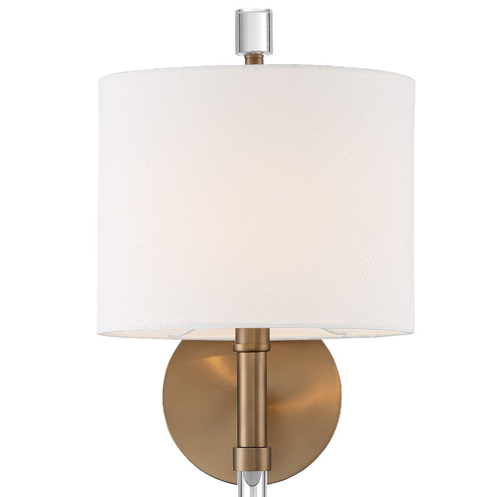 Crystorama - RAC-A3501-VG - One Light Wall Sconce - Rachel - Vibrant Gold