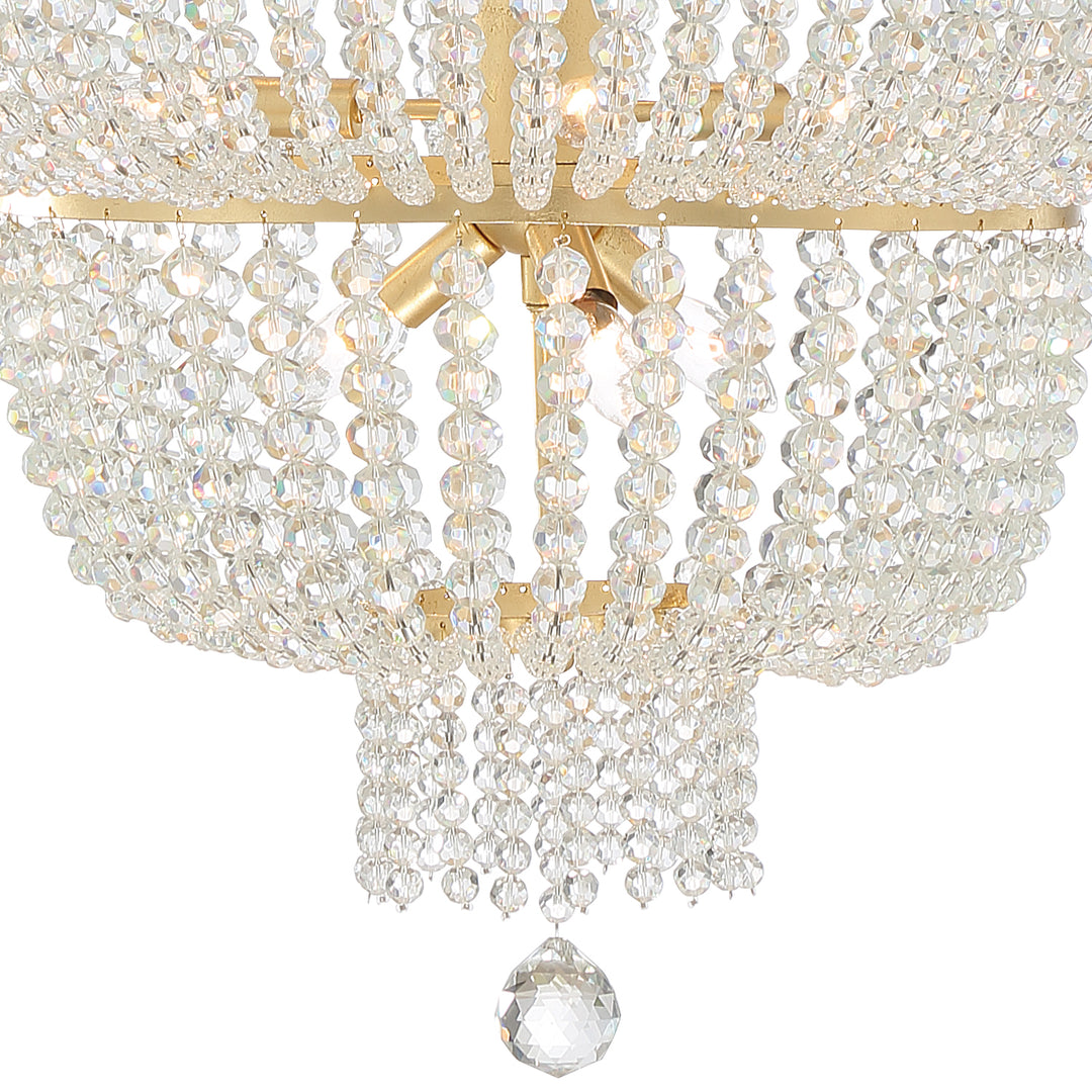 Crystorama - 612-GA - 12 Light Chandelier - Rylee - Antique Gold