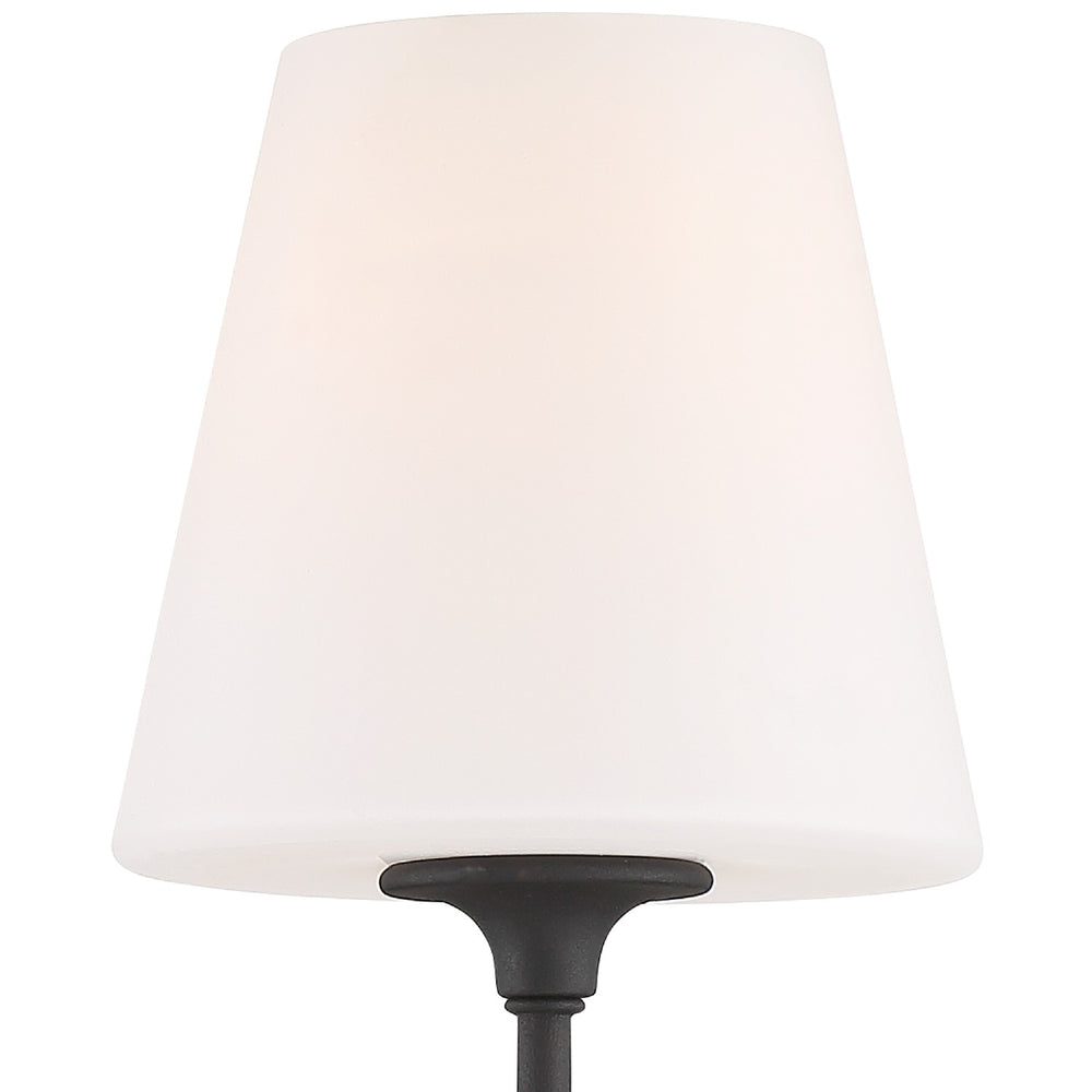 Crystorama - 2441-OP-BF - One Light Wall Sconce - Sylvan - Black Forged