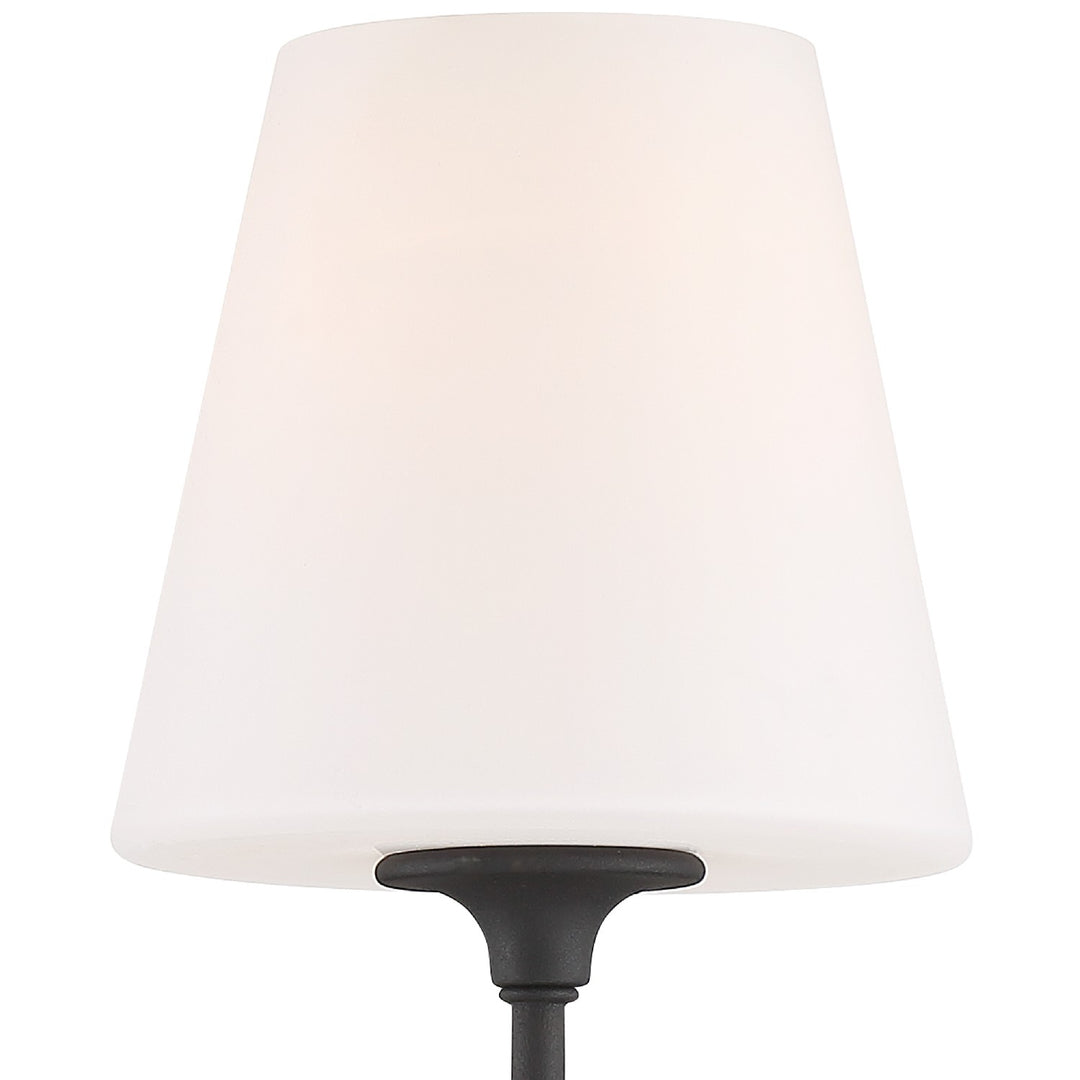 Crystorama - 2441-OP-BF - One Light Wall Sconce - Sylvan - Black Forged