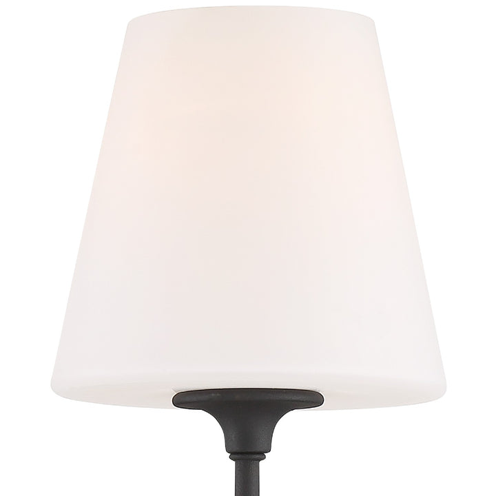 Crystorama - 2441-OP-BF - One Light Wall Sconce - Sylvan - Black Forged