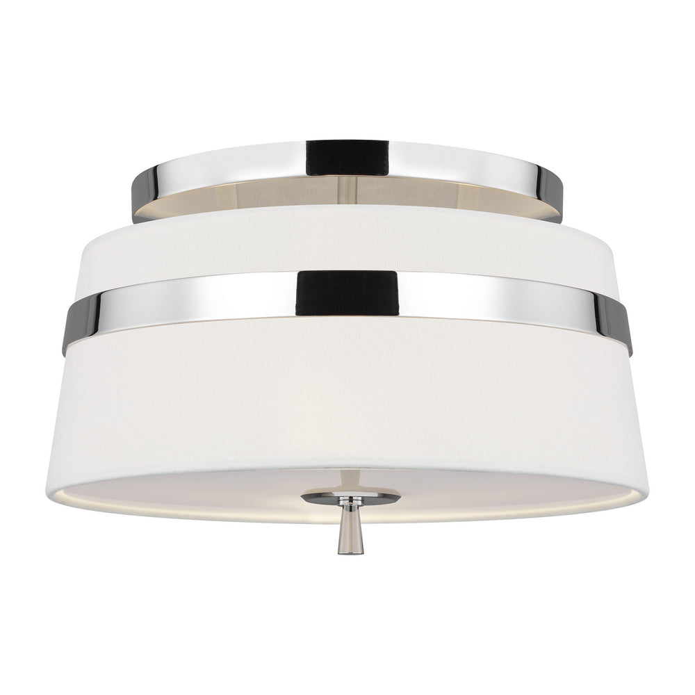 Visual Comfort Studio Canada - AF1143PN - Three Light Semi-Flush Mount - Cordtlandt - Polished Nickel