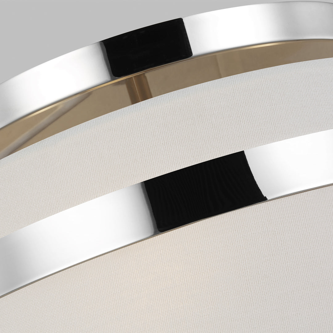 Visual Comfort Studio Canada - AF1143PN - Three Light Semi-Flush Mount - Cordtlandt - Polished Nickel