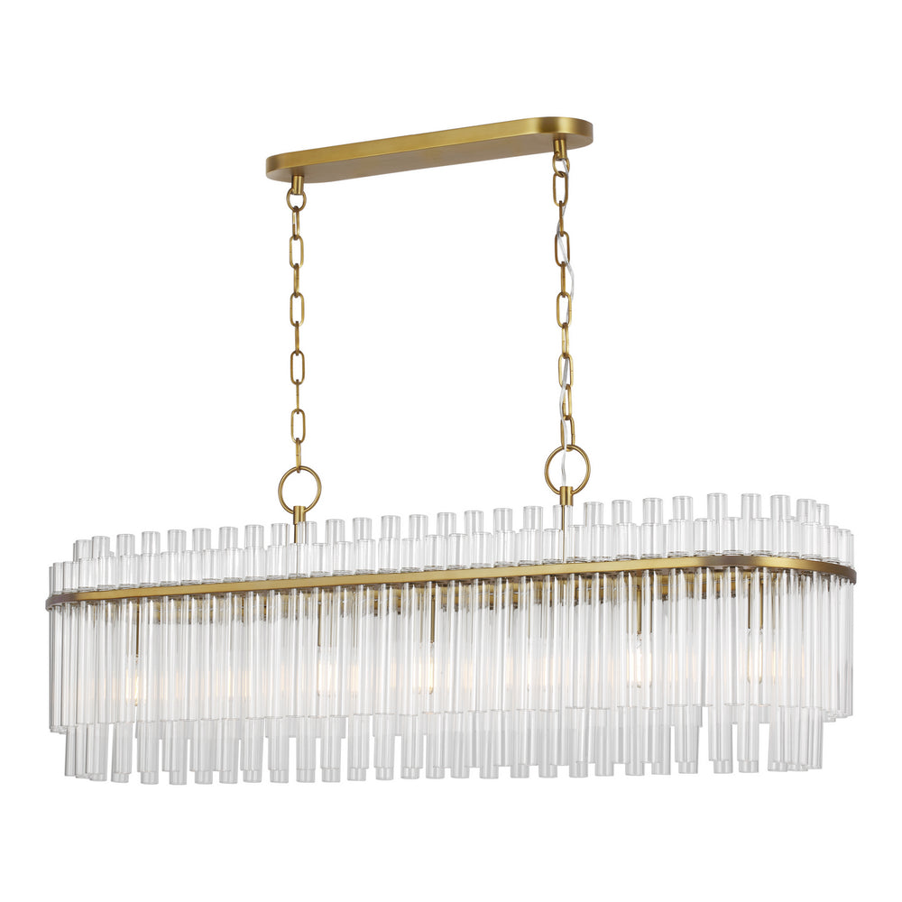 Visual Comfort Studio Canada - CC1307BBS - Seven Light Linear Chandelier - Beckett - Burnished Brass