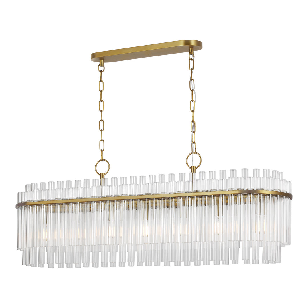 Visual Comfort Studio Canada - CC1307BBS - Seven Light Linear Chandelier - Beckett - Burnished Brass