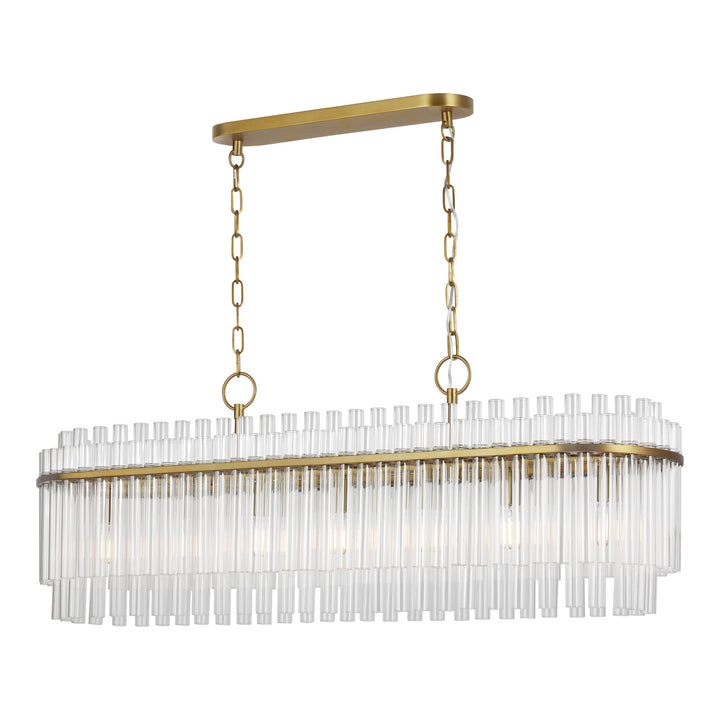 Visual Comfort Studio Canada - CC1307BBS - Seven Light Linear Chandelier - Beckett - Burnished Brass