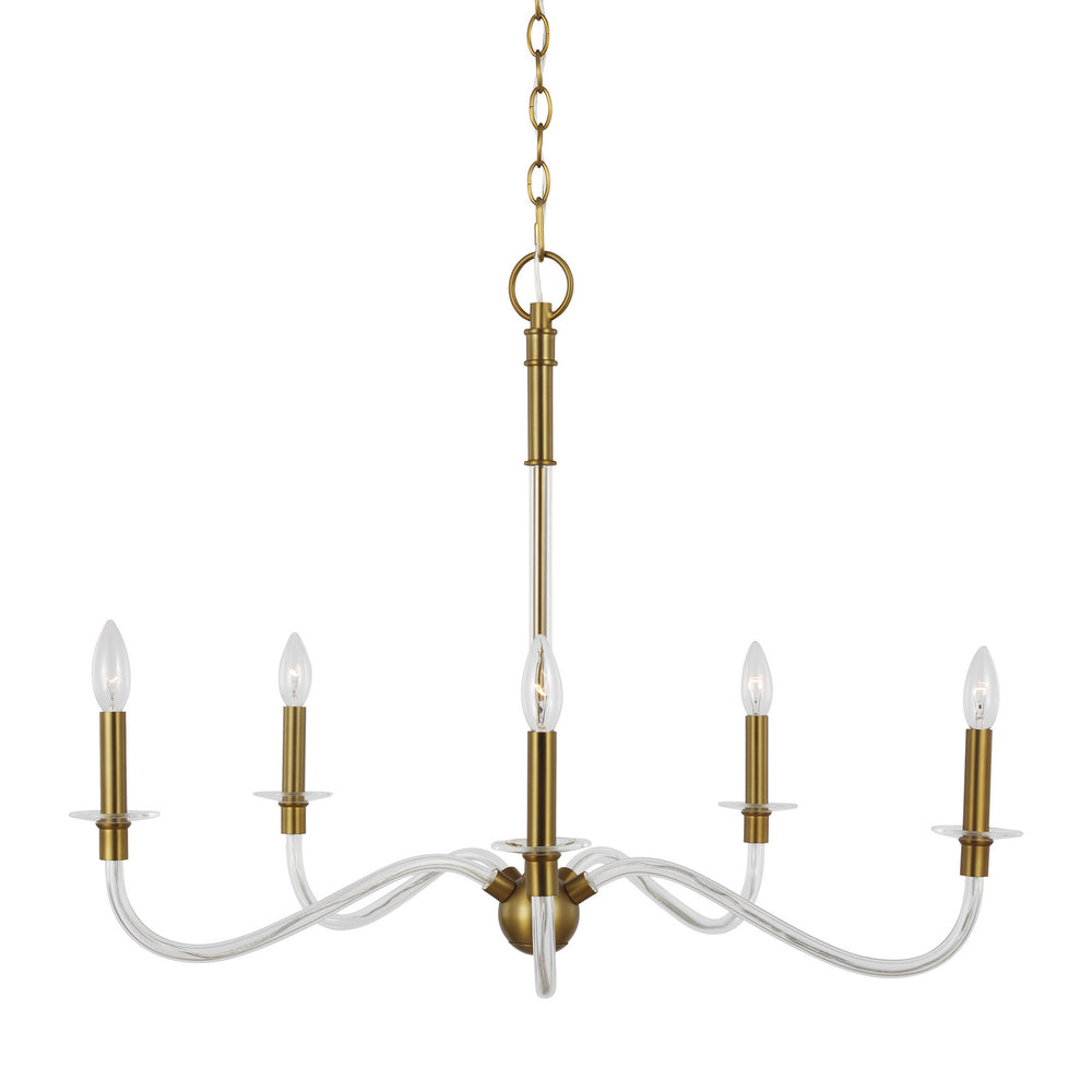 Visual Comfort Studio Canada - CC1315BBS - Five Light Chandelier - Hanover - Burnished Brass