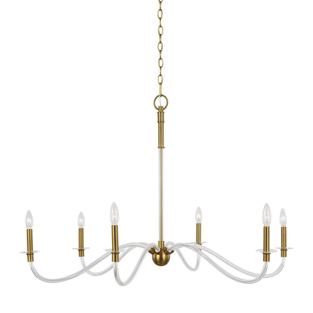 Visual Comfort Studio Canada - CC1326BBS - Six Light Chandelier - Hanover - Burnished Brass