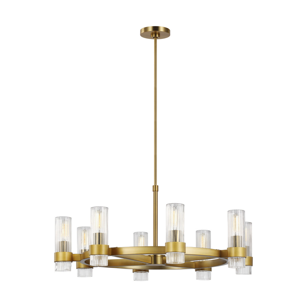Visual Comfort Studio Canada - CC1378BBS - Eight Light Chandelier - Geneva - Burnished Brass