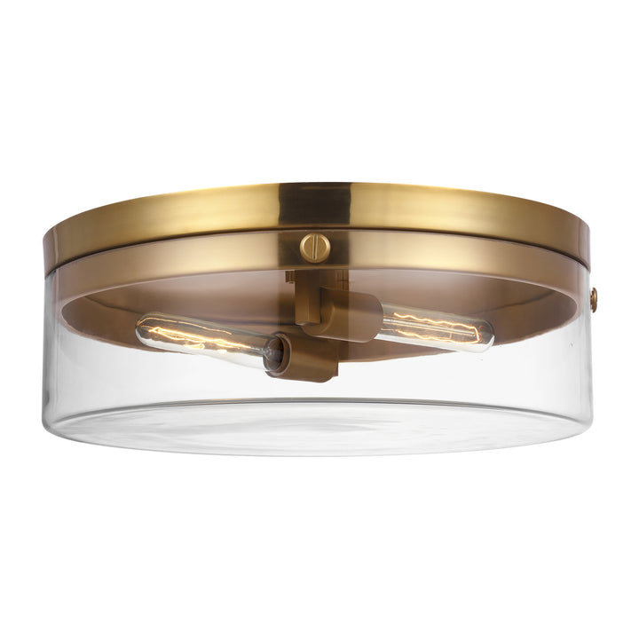Visual Comfort Studio Canada - CF1032BBS - Two Light Flush Mount - Garrett - Burnished Brass