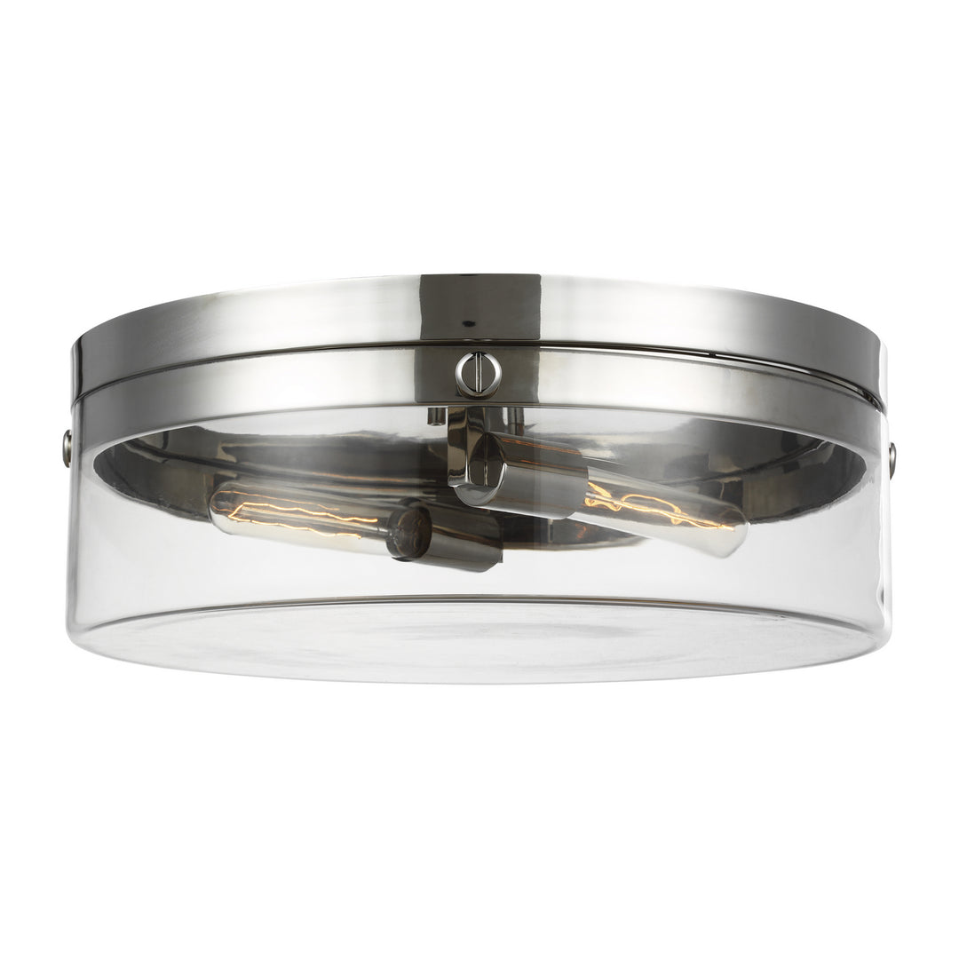 Visual Comfort Studio Canada - CF1032PN - Two Light Flush Mount - Garrett - Polished Nickel