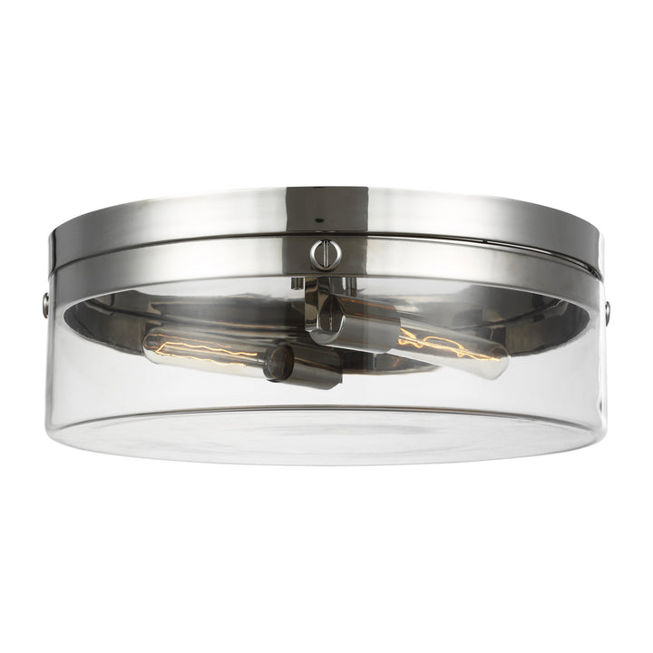 Visual Comfort Studio Canada - CF1032PN - Two Light Flush Mount - Garrett - Polished Nickel
