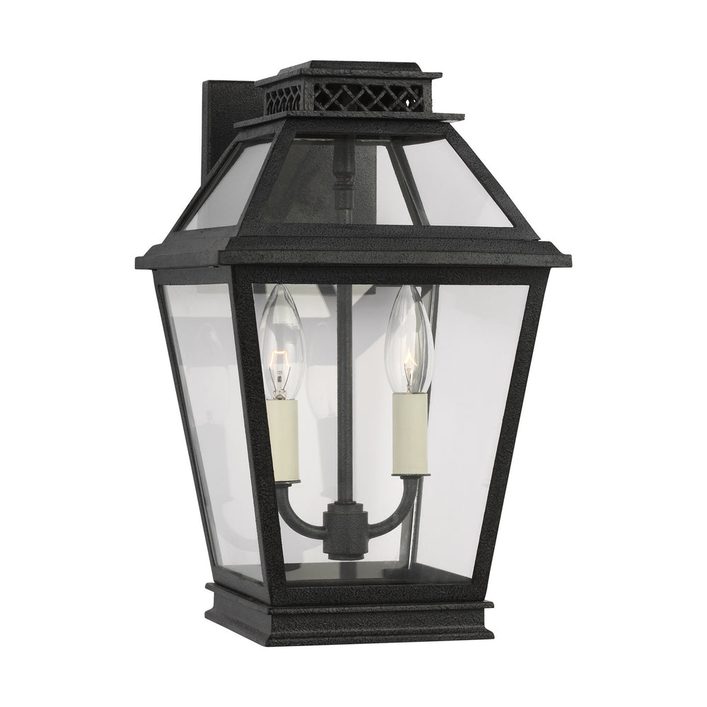Visual Comfort Studio Canada - CO1012DWZ - Two Light Outdoor Wall Lantern - Falmouth - Dark Weathered Zinc